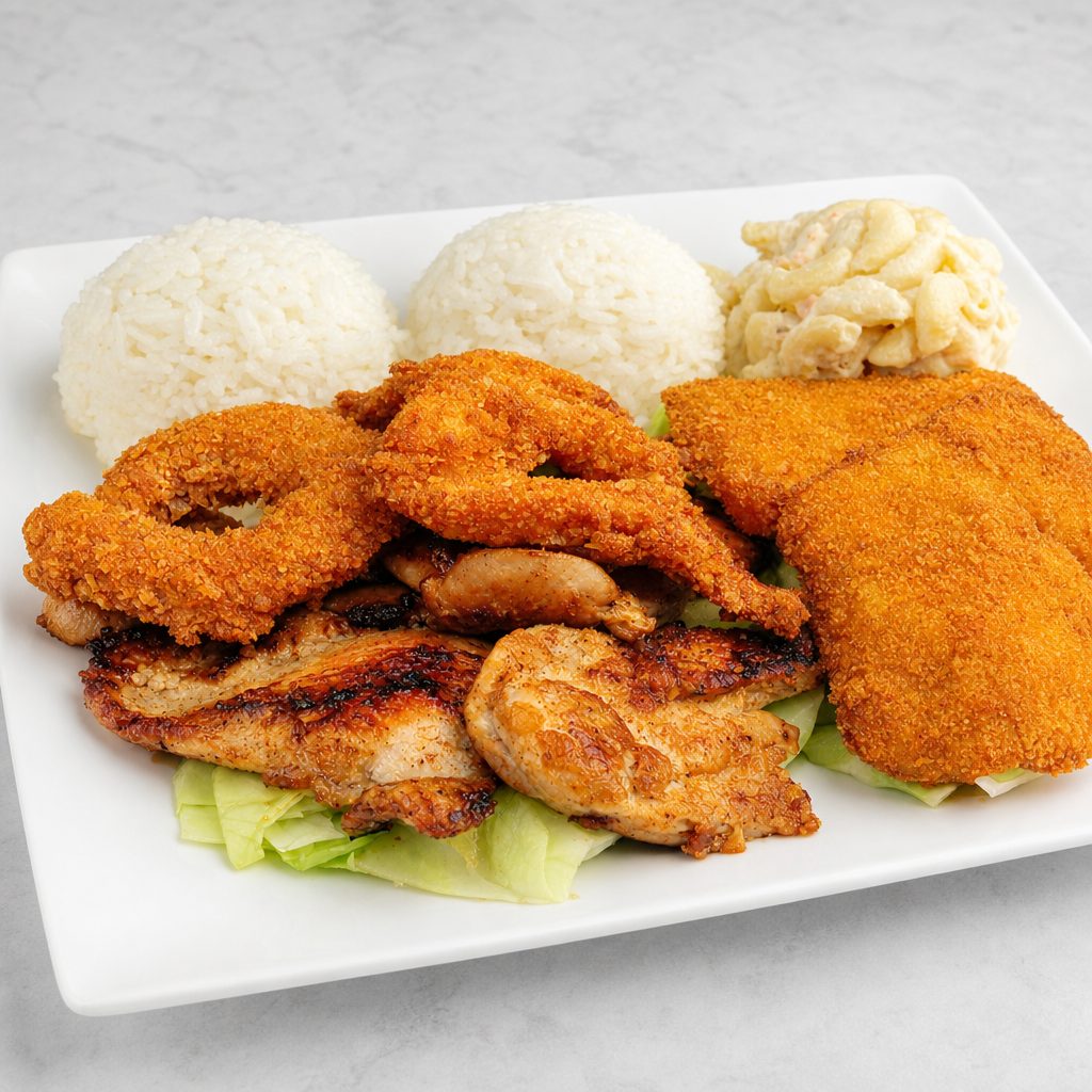 4 Seafood Mix (Crispy Shrimp + White Fish).