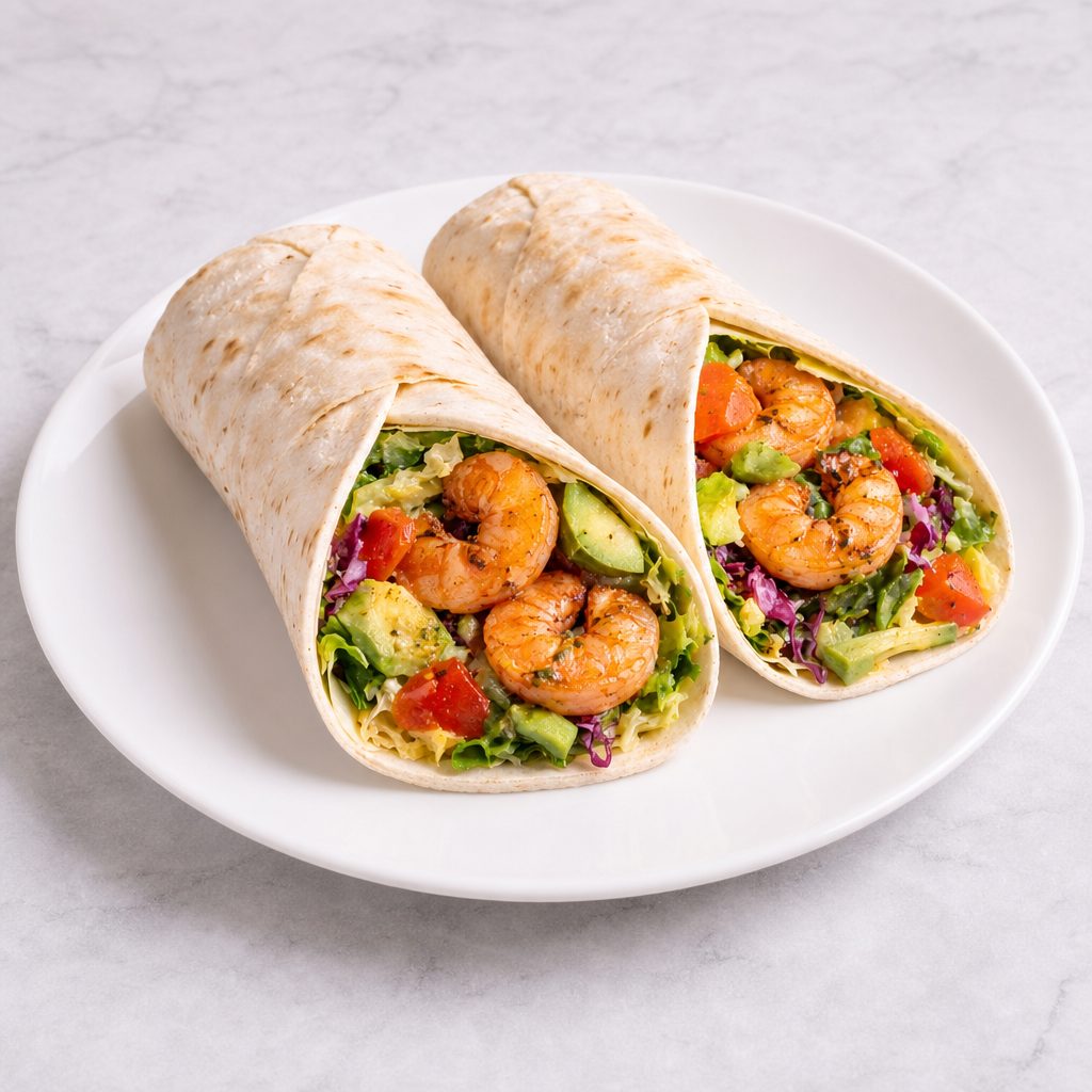3.Fried Shrimps Wrap.