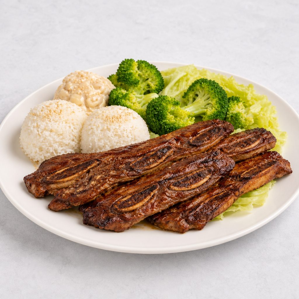 Kalbi Short Ribs (Lunch & Dinner).