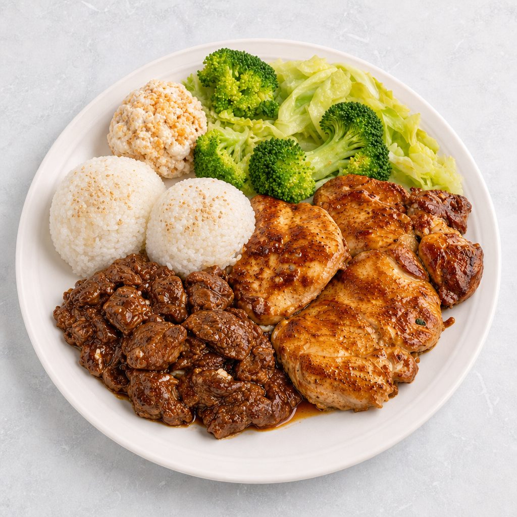 Chicken & Beef Combo.
