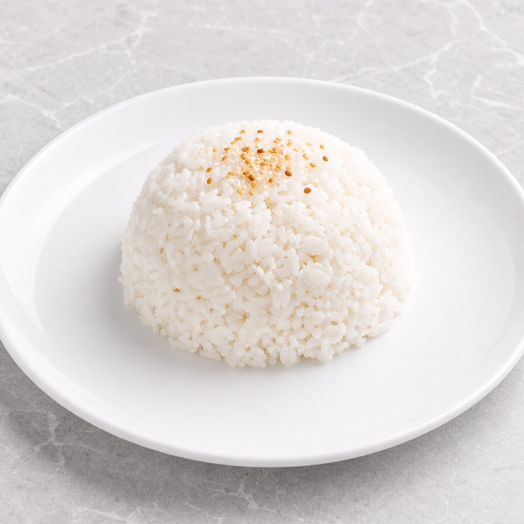 Steamed Rice.